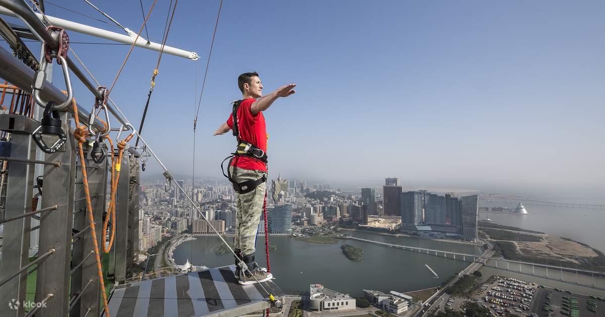 Macau Tower AJ Hackett Bungy Jump Tickets Online Booking Klook Klook